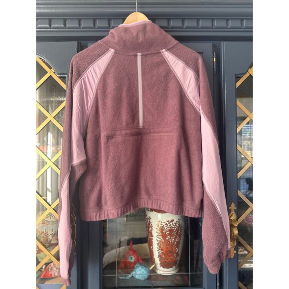 Free People So Fly Half Zip Pullover Boysenberry Medium  Purple - Picture 7 of 7